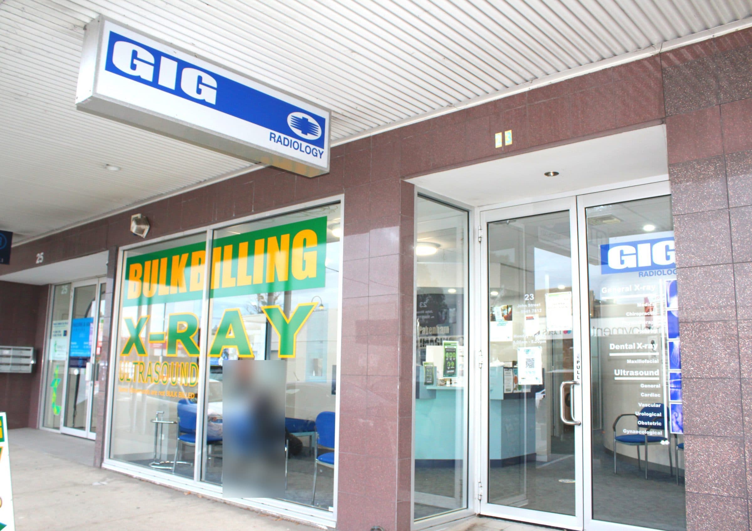 GIG Radiology's Pakenham clinic on John Street, home of our main office